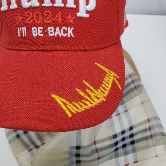 Donald Trump 2024 Election Signature I'll Be Back Baseball Cap Adjustable - Picture 3 of 7